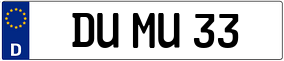 Truck License Plate